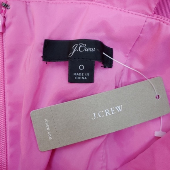 J. Crew Pink Sleeveless Dress Style K4437 Size 0 - Picture 3 of 13